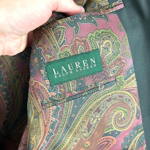 EUC Lauren Ralph Lauren Wool Cashmere Blazer Mens‎ 39R - Picture 7 of 9